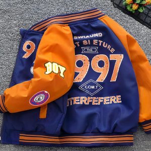 Blouson teddy vintage style américain pour garçon