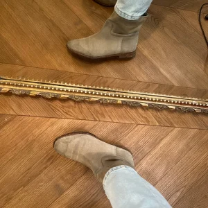 Bottines Hope en daim beige