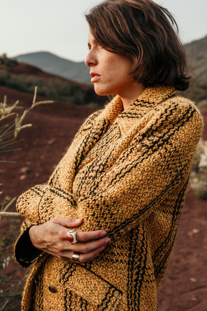 Manteau caban en laine Aimargues – Image 4