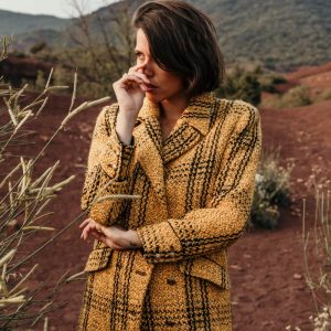 Manteau caban en laine Aimargues