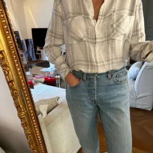 Chemise Rails à carreaux gris clair