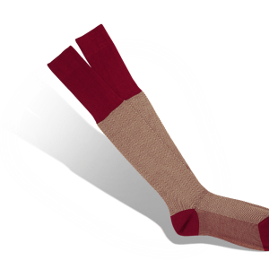 Chevron rouge / camel