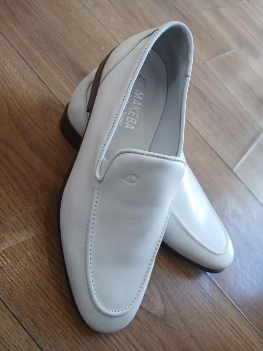 Chaussure en cuir Luca – CLA11 BLANC