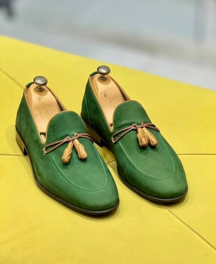 Chaussures cuir – CLA77 NB Vert – Image 2