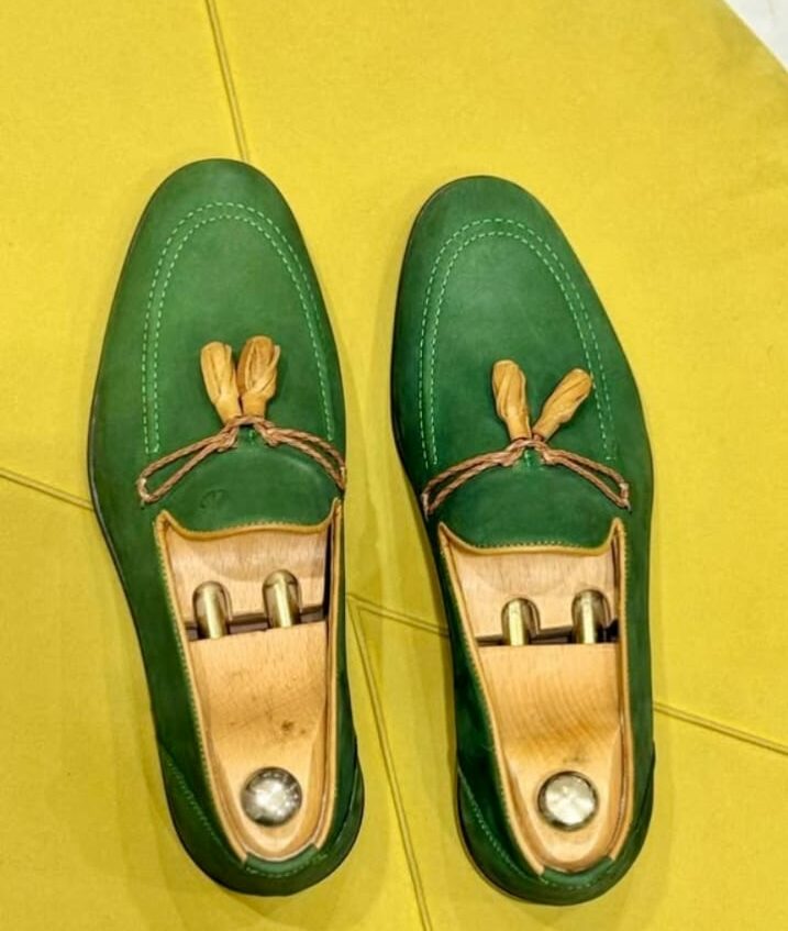 Chaussures cuir – CLA77 NB Vert – Image 3