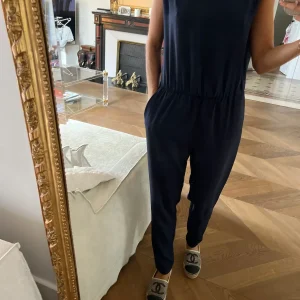Combinaison pantalon bleu marine Zara