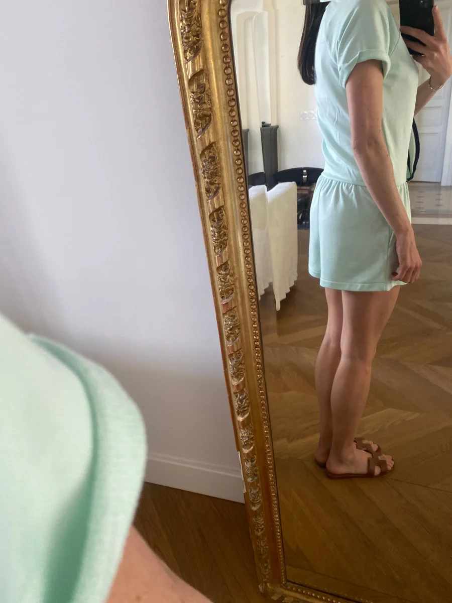 Combinaison short Zara vert d eau – Image 5