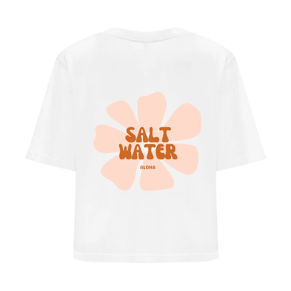 T-shirt crop Femme Salt water – Image 6