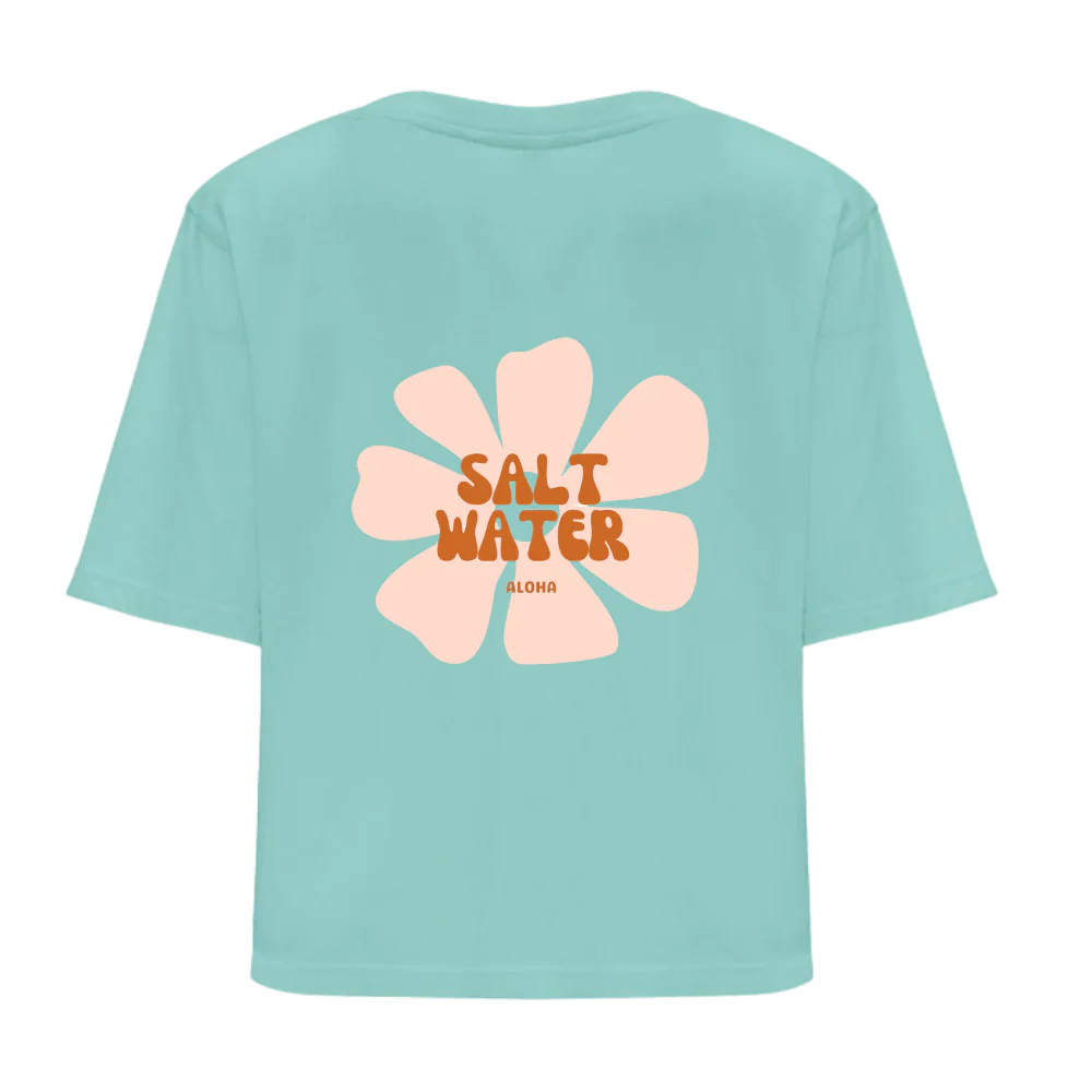 T-shirt crop Femme Salt water – Image 2
