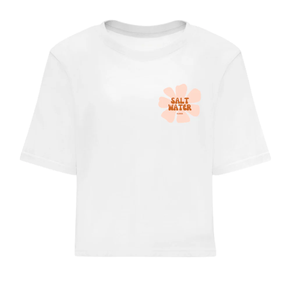 T-shirt crop Femme Salt water – Image 5