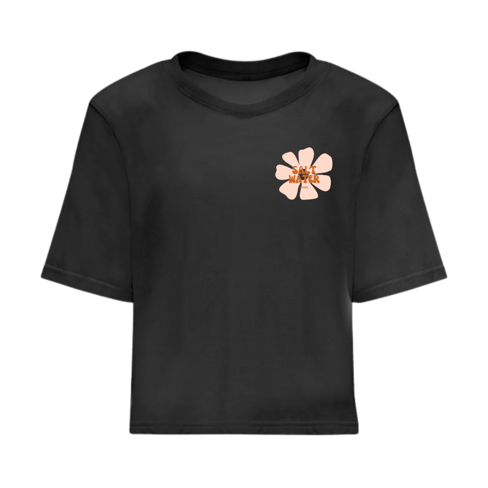 T-shirt crop Femme Salt water – Image 4