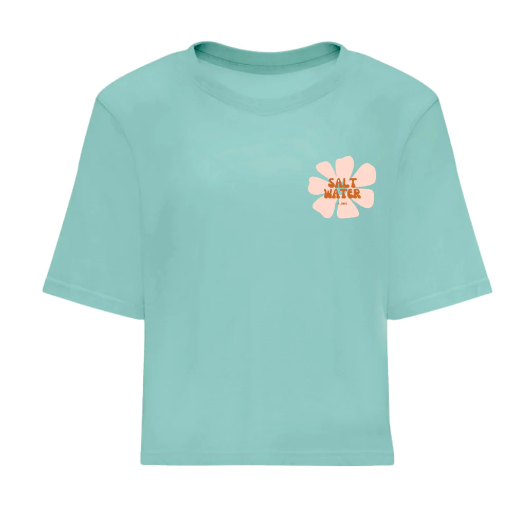 T-shirt crop Femme Salt water – Image 7