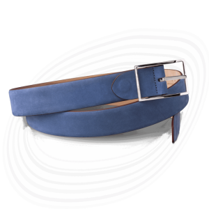 Ceinture taurillon azure