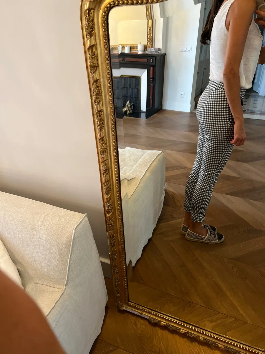 Débardeur Claudie Pierlot en lin blanc – Image 3