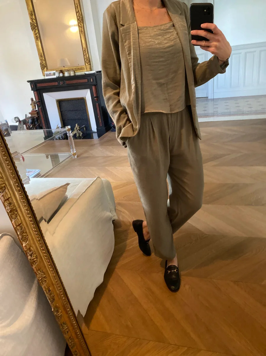 Ensemble combinaison pantalon et Veste Acoté kaki