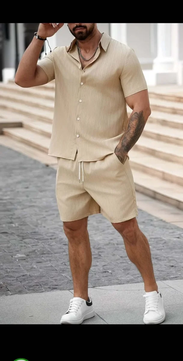 Ensemble short homme