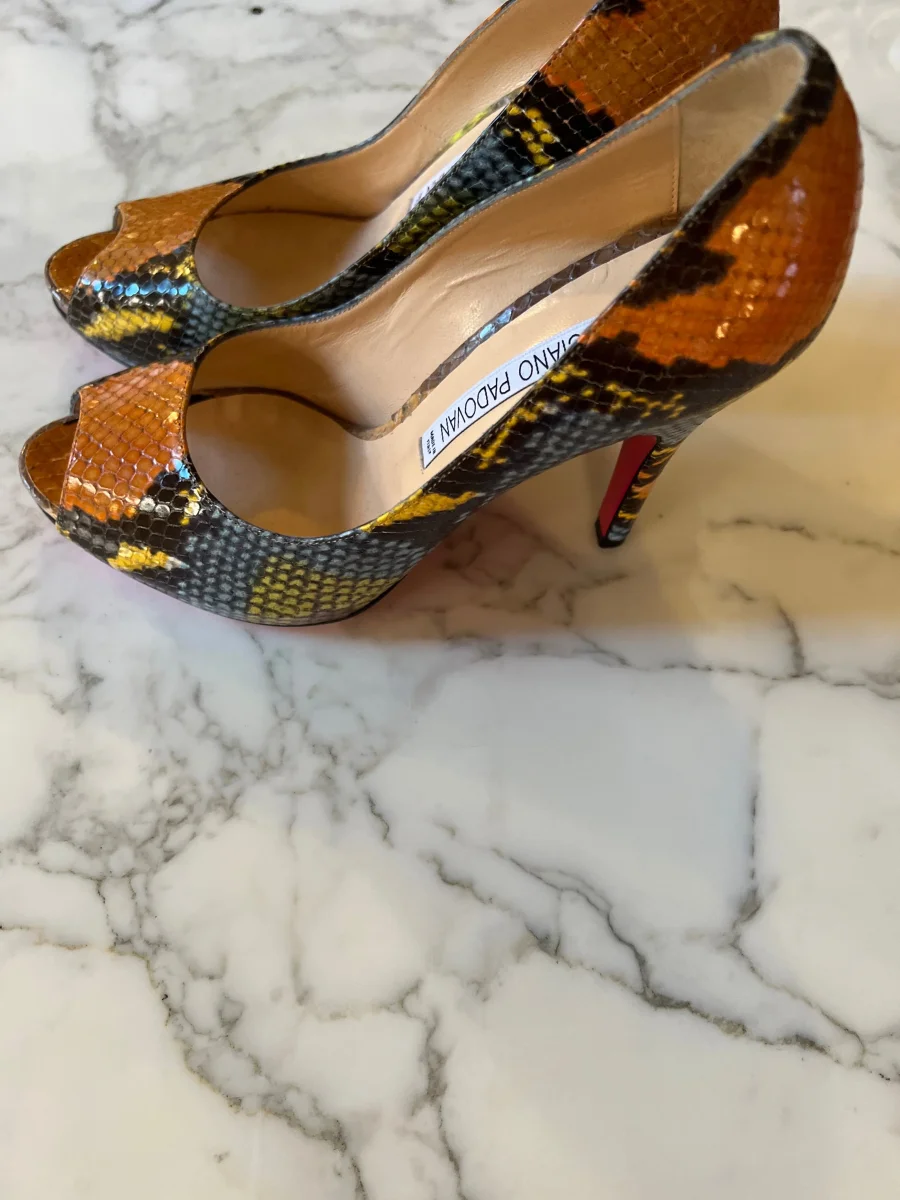 Escarpins Luciano Padovan Neufs colorés – Image 4