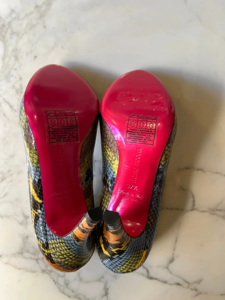 Escarpins Luciano Padovan Neufs colorés – Image 5