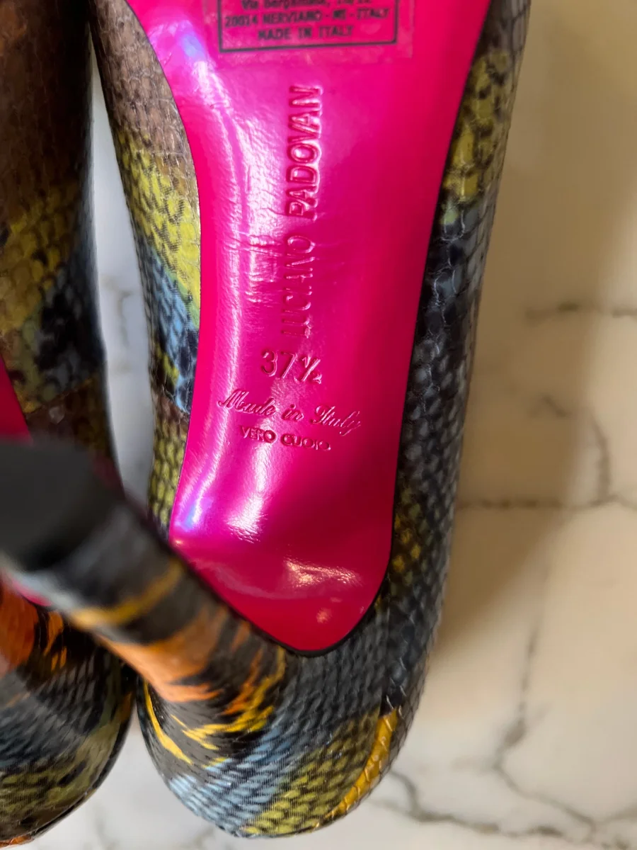 Escarpins Luciano Padovan Neufs colorés – Image 6