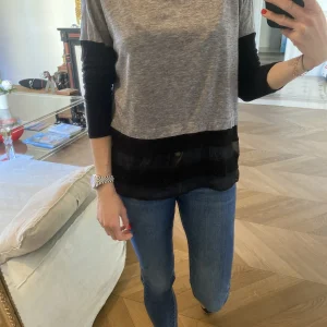 Haut Zara gris et bas noir