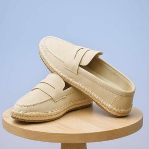 MOCASSIN FEMME HALFA -HLF DAIM BEIGE