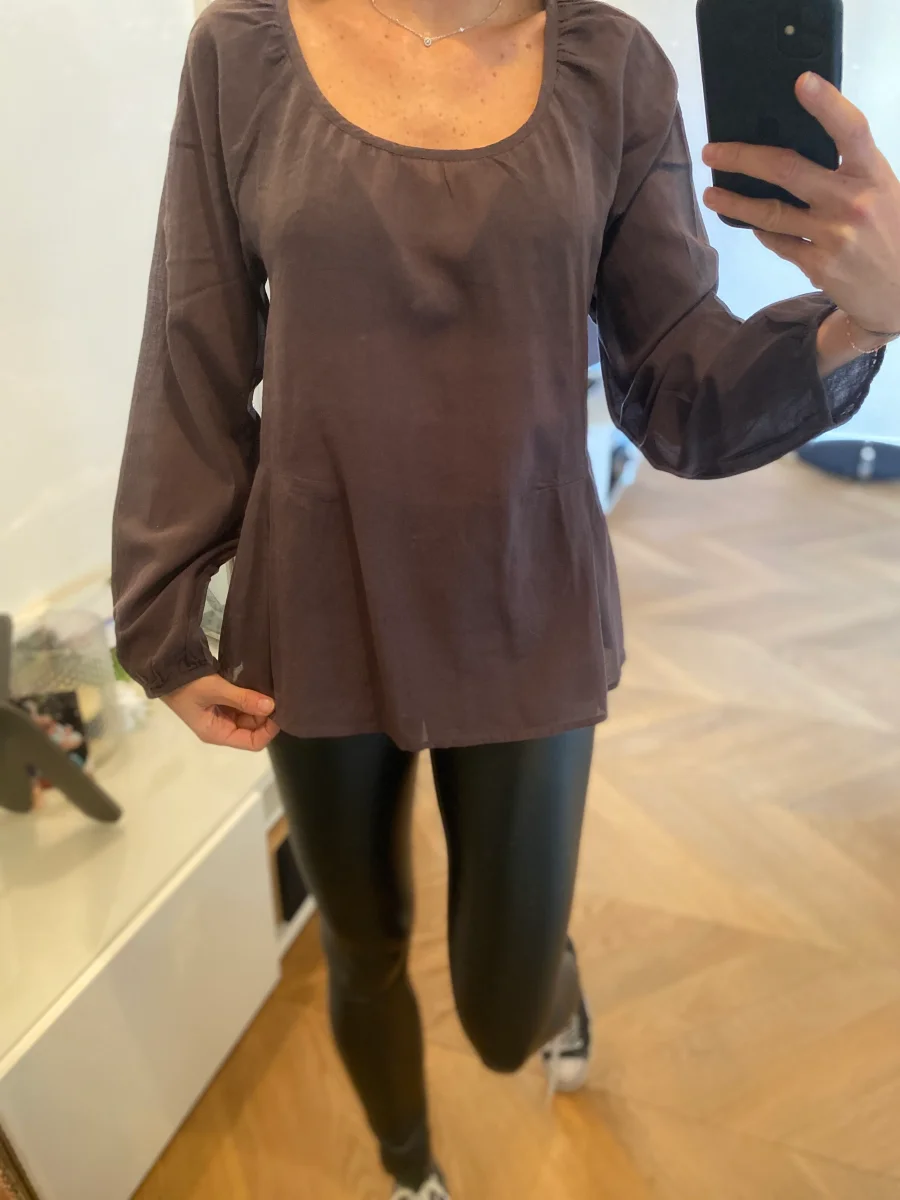 Blouse Comptoir des Cotonniers ardoise – Image 4