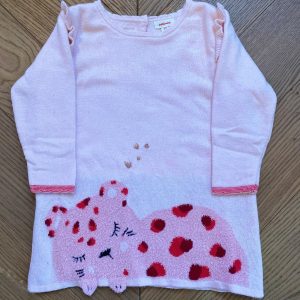 Robe Catimini imprimé chat 12 mois