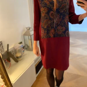 Robe chemisier Sandro bordeaux