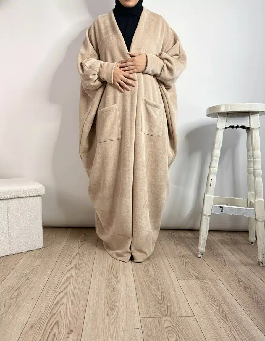 Cardigan kimono papillon Velour – Image 9