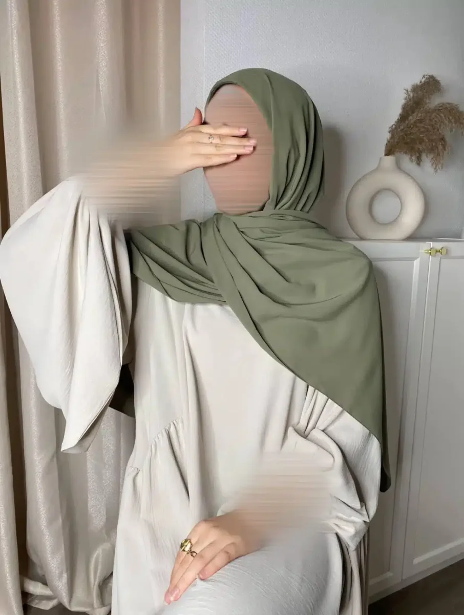 Hijab Soie de Médine à Nouer – Image 8