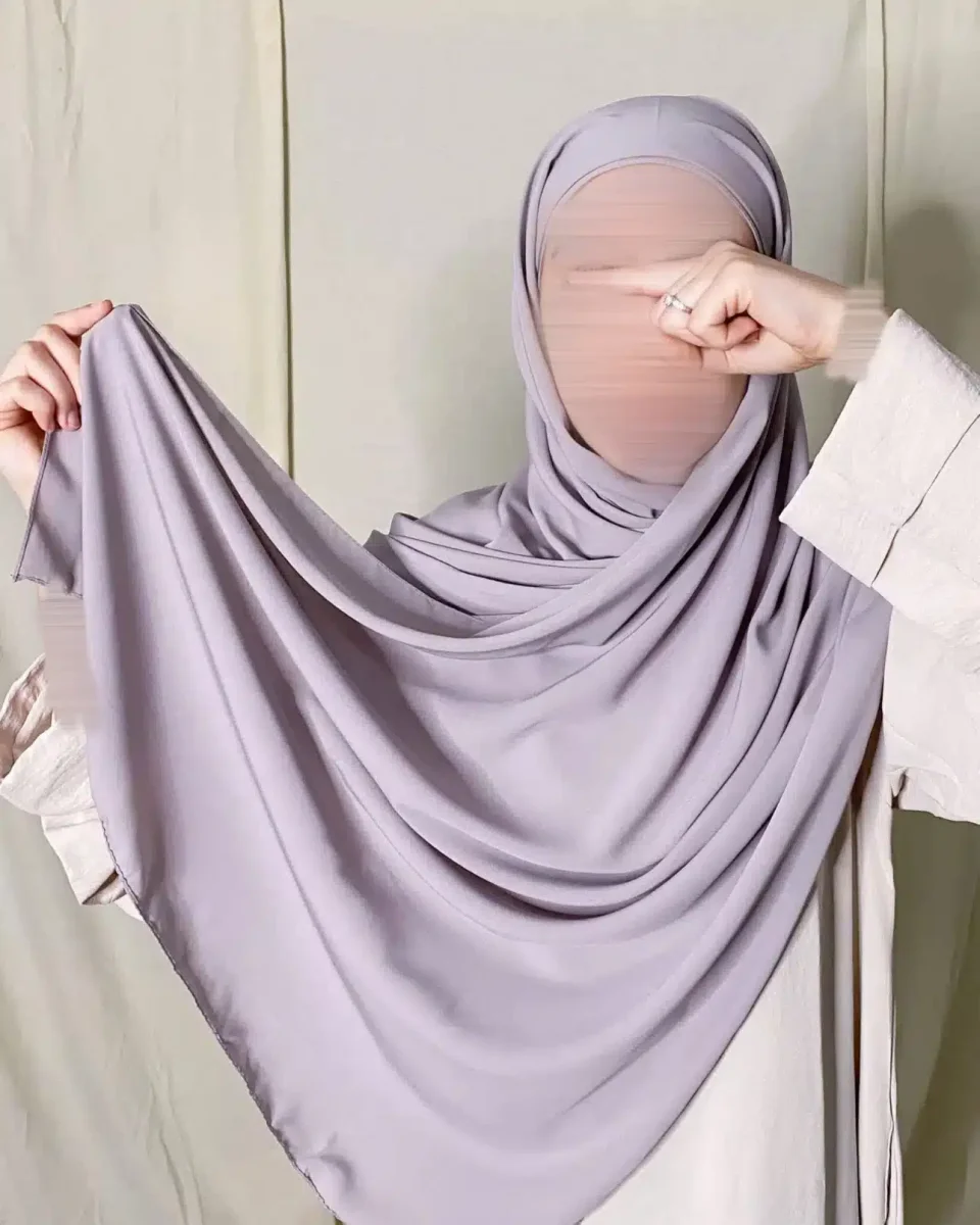 Hijab Soie de Médine à Nouer – Image 3