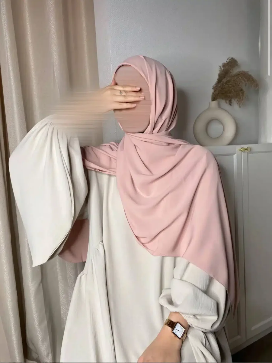 Hijab Soie de Médine à Nouer – Image 5