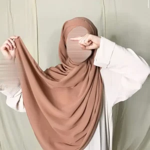 Hijab Soie de Médine Croisé à nouer