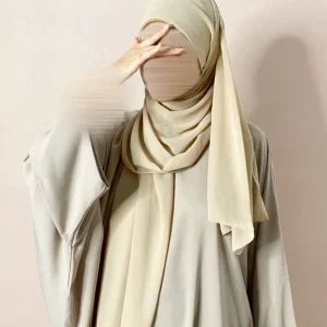 Hijab Mousseline à enfiler