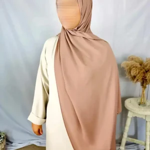 Hijab Mousseline Opaque XXL