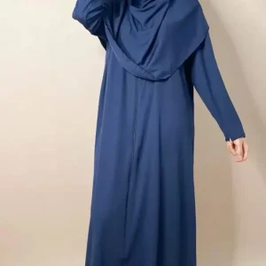 Robe prière soie de médine zip