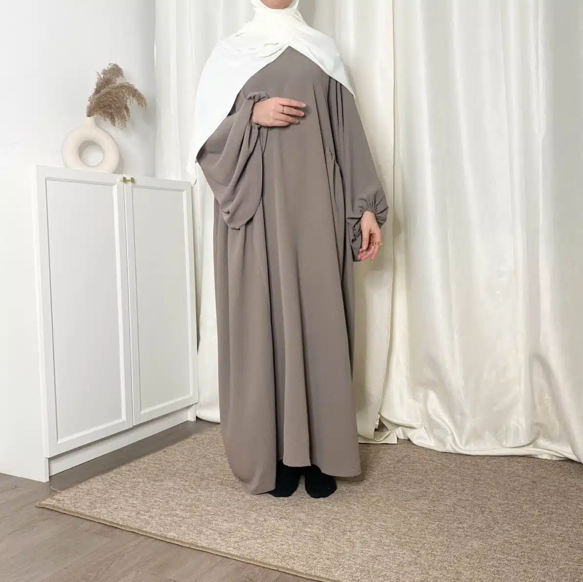 Abaya jazz manche bouffante Maria – Image 4