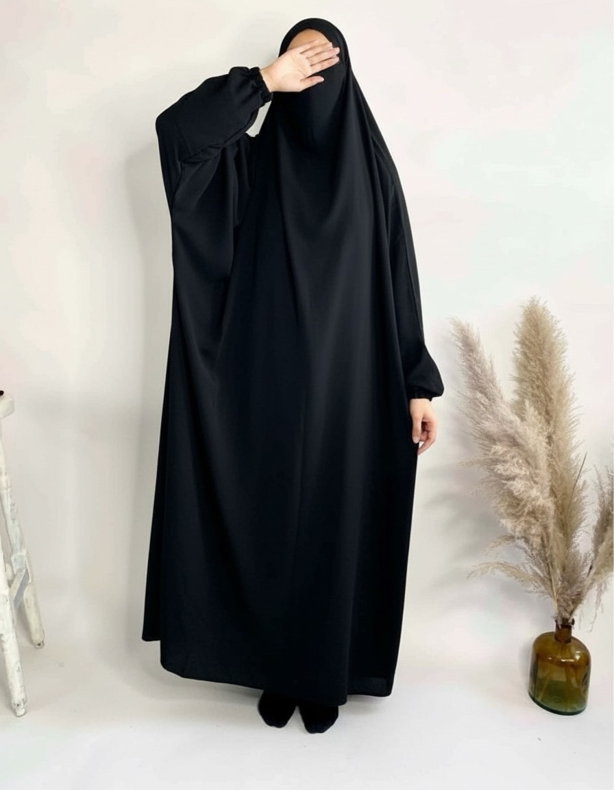 Jilbab 1 pièce Soie de Medine – Image 5