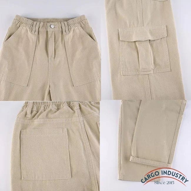 Jean Cargo Beige Casual – Image 6