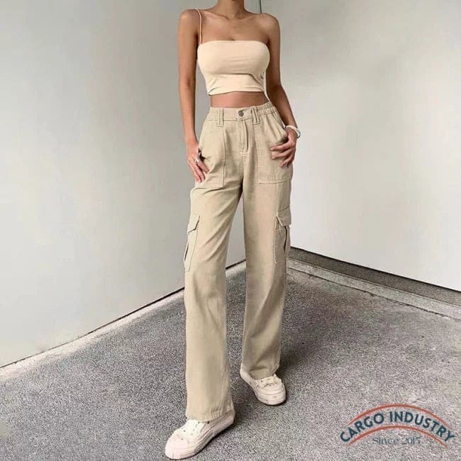 Jean Cargo Beige Casual