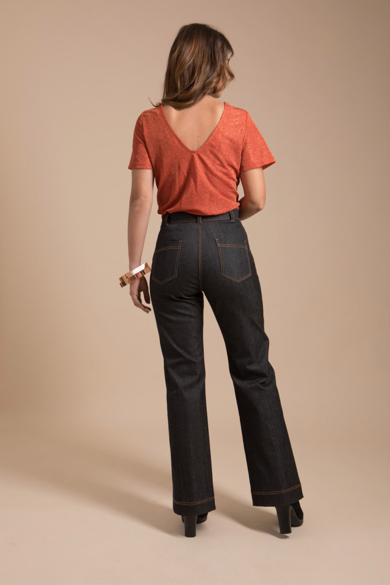 Maximilien – jean coupe flare femme Made-in-France – Image 5