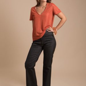 Maximilien – jean coupe flare femme Made-in-France