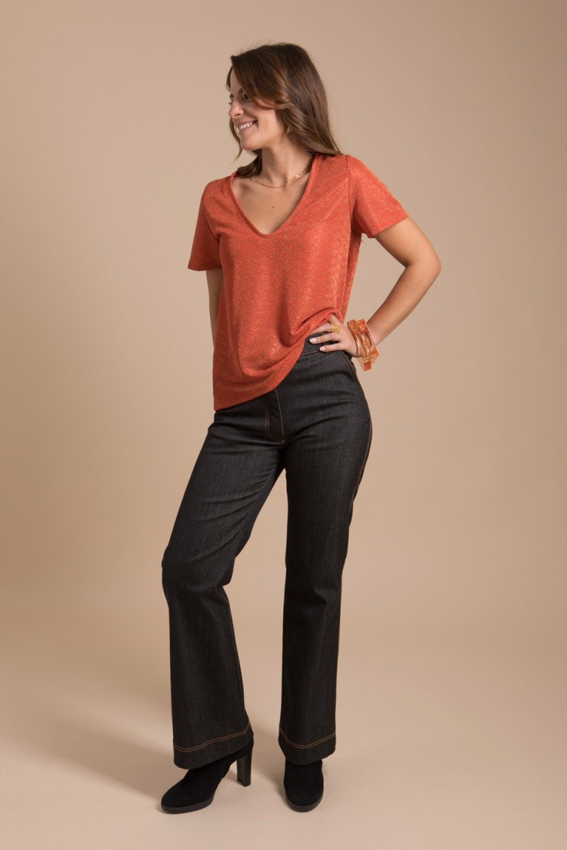 Maximilien – jean coupe flare femme Made-in-France – Image 4