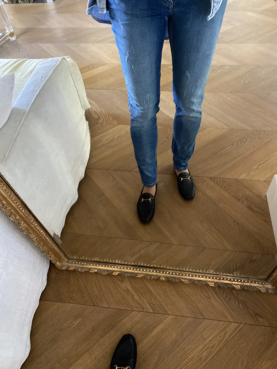 Jean Maje avec bordures poches mutil color – Image 3