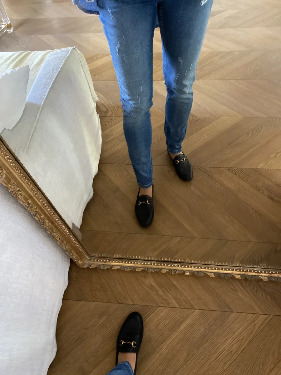 Jean Maje avec bordures poches mutil color – Image 4