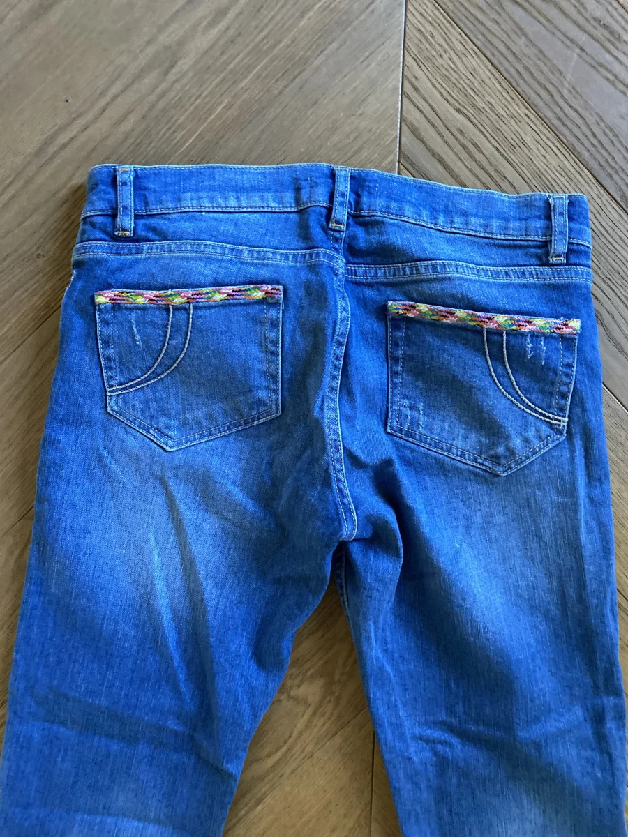 Jean Maje avec bordures poches mutil color – Image 6