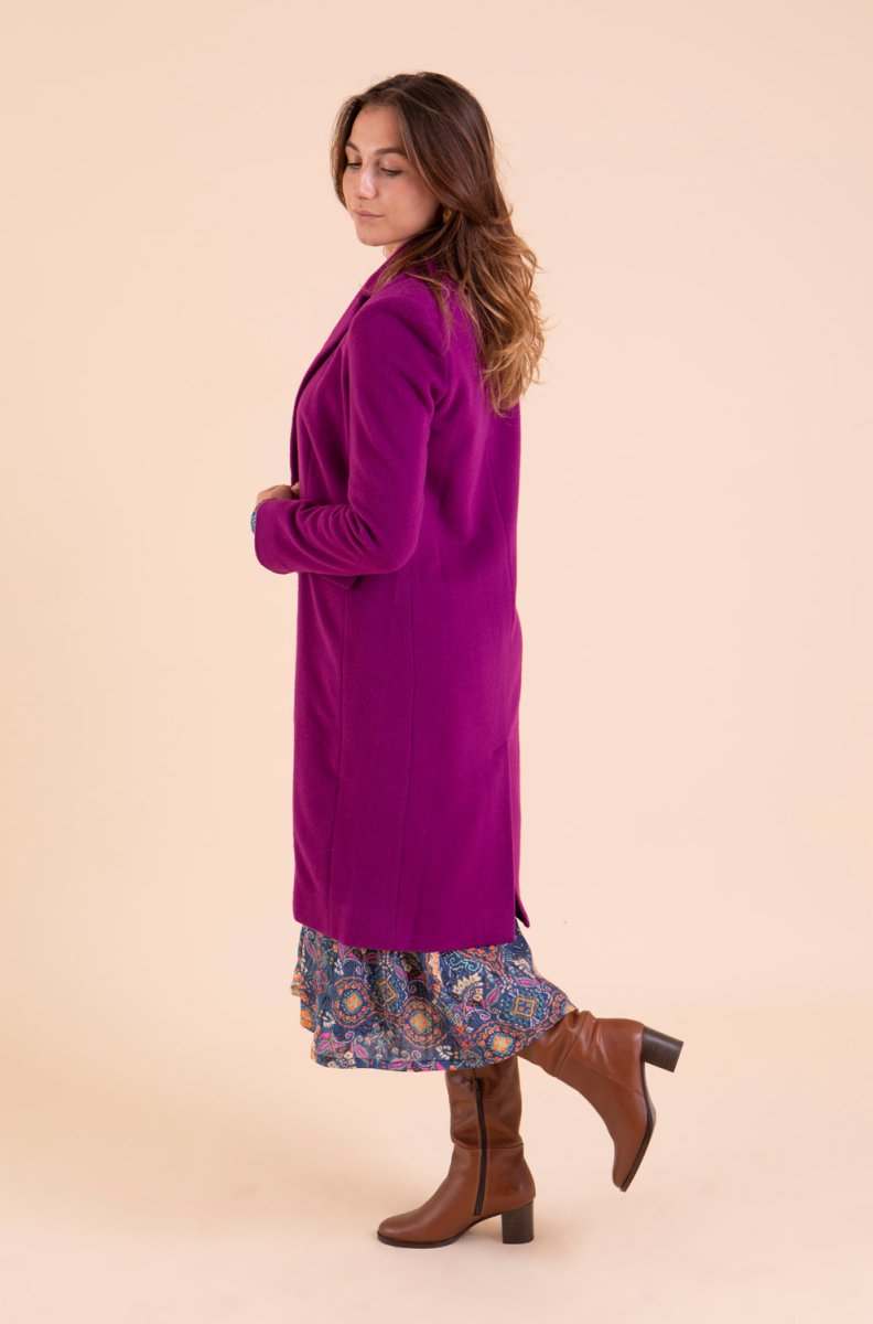 Manteau drap de laine Pascaline – Image 7