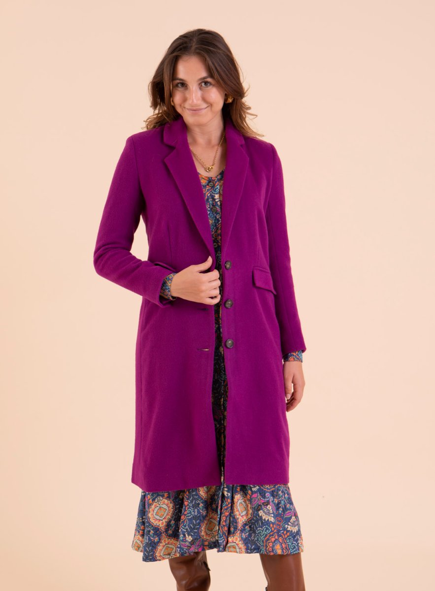 Manteau drap de laine Pascaline – Image 6