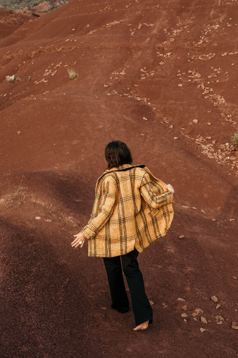 Manteau caban en laine Aimargues – Image 8