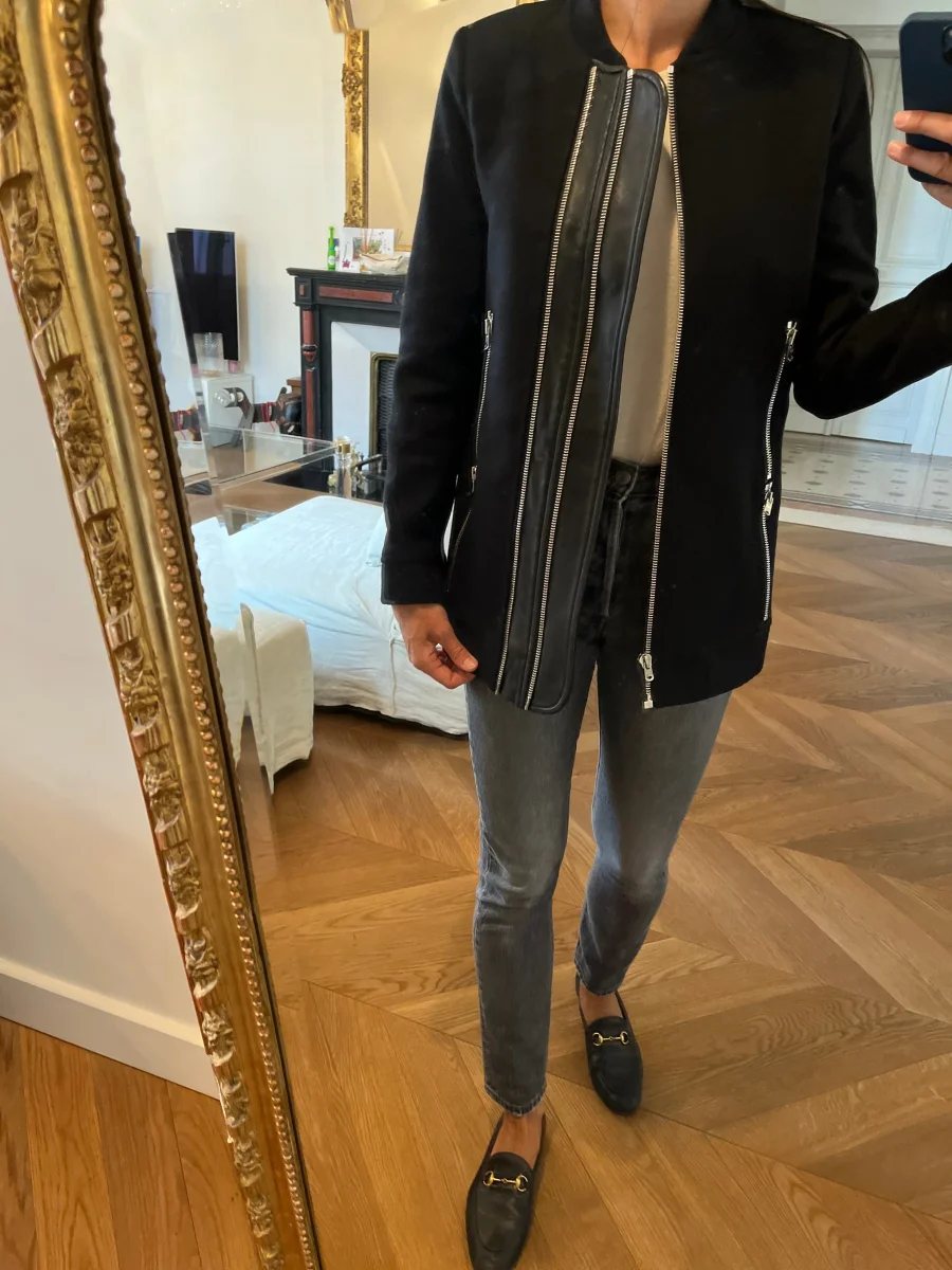 Manteau The Kooples en laine noire